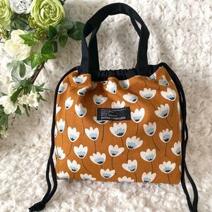 巾着 バック トート サブバック ランチバック 北欧 ハンドメイド