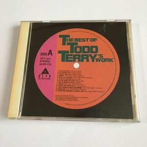 廃盤CD Todd Terry THE BEST OF TODD TERRY'S WORK ハウス ディスコ DISCO Royal House Jungle Brothers Kenny Dope Louie Vega SWAN LAKE