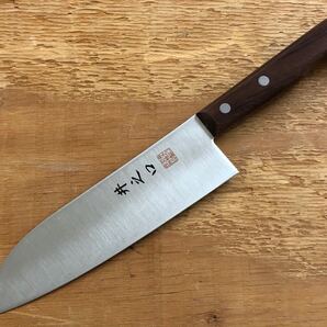 箱なし 関の刃物 165mm三徳包丁 クロームモリブデン鋼 8Aステンレス鋼