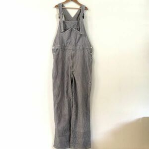  rare OLD CAT Caterpillar Hickory Denim overall men's free coverall 