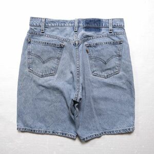 90's メキシコ製 リーバイス Levi's 550 リラックスフィット デニムショーツ (32) ショートパンツ 1996年製 オールド 90年代 オレンジタブ