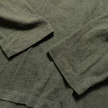 00's オールドネイビー クルーネック ヘビーウェイト コットン Tシャツ 長袖 (XL) 濃緑 無地 ロンT 2004年 旧タグ オールド ギャップ_画像5