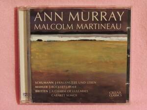 アン・マレー（M）：マーラー、シューマン、ブリテン歌曲集～マルコム・マルティノー（P）～（送料無料）