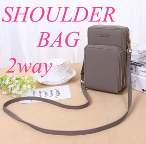 ショルダーバッグ ボディバッグ ミニポーチ 2way ミニバック お財布ショルダー ななめ掛け バックインバック バンドバック