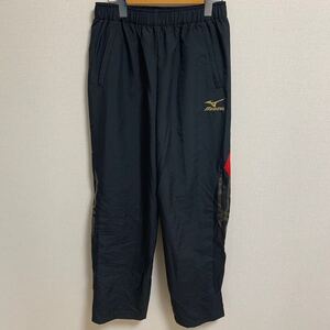 【XL相当】MIZUNO 薄手 ジャージパンツ ブラック トレーニングウェア ランニングウェア ミズノ 筋トレ