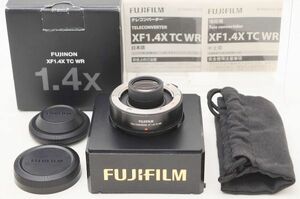 * beautiful goods * FUJIFILM Fuji film FUJINON TELE CONVERTER XF 1.4X TC WR original box accessory #21090405