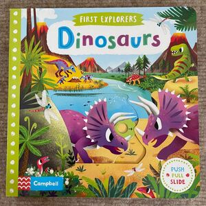 英語絵本 しかけ絵本 dinosaurs