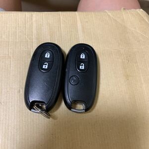 送料無料☆スズキ　純正スマートキーレス　パレット ソリオ ワゴンR スティングレー　MK21S 007YUU L0212 2ボタン&3ボタン 各1個 5