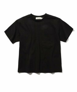  new goods THE SHOP TK(Kids)[ papa .....| link ko-te| anti-bacterial deodorization ] Hsu pima cotton T-shirt black (019) 14(140cm) regular price 1309 jpy 