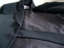 定価34,100円 YONFA ヨンファ tie suits jacket ストレッチ素材 ベルト付き ジャケット NAVY_画像7
