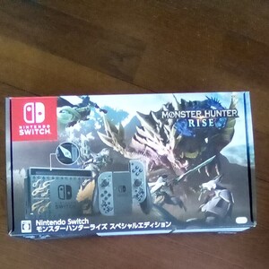 中古キレイ 限定Nintendo Switch モンハンライズスペシャルエディションソフトなし