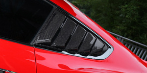  Ford Mustang 2015-2020 for side window louver 2 piece set! carbon fibre! good-looking aero parts! installation easiness!