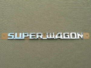 SUPER WAGON リア エンブレム TOYOTA HIACE ハイエース レジアスエース 200 20 EMBLEM レジバン 部品 PARTS 海外 輸出 仕様 トヨタ 通販