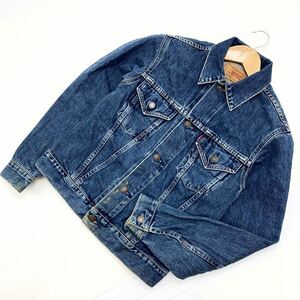 リーバイス LEVIS W7505-0212 デニムジャケット ジージャン Mサイズ レディース 腹にシミ有 色落ち感最高♪■CC126