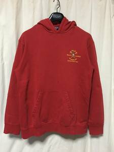 Polo by Ralph Lauren ポロ ラルフローレン スエット地パーカー 赤(落ち着いた) 170(S程度?) 中古品 ナイガイ