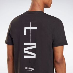 新品 全サイズ完売 メンズXS レスミルズ 新作【2021秋冬】レズミルズ グラフィック ショートスリーブ Tシャツ Reebok