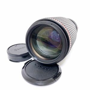 【完動品】Canon LENS new FD NFD ZOOM 80-200mm F4 L キャノン FDマウント レンズ 中望遠ズームレンズ MF一眼レフレンズ キャップ C1264