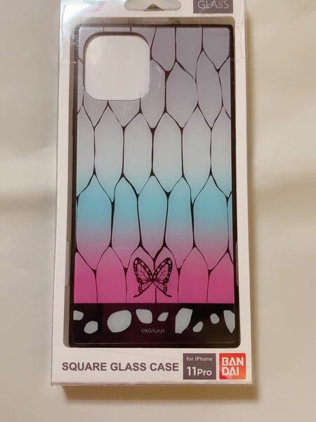 半額以下出品！BANDAI 公式グッズ 鬼滅の刃 人気キャラクター 胡蝶しのぶiPhone 11Pro ガラスケース