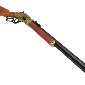 Denix No.1253/L Winchester M-73 彫刻入・ゴールド・99cm.2620gr. 飾り銃・の画像3