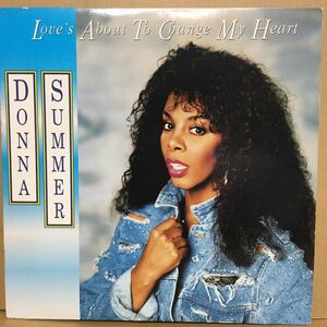 12' US盤　DONNA SUMMER / LOVE'S ABOUT TO CHANGE MY HEART