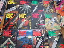 【E23F】ナイフマガジン　1987年 No.2～2009年 No.134　不揃まとめて89冊セット_画像1