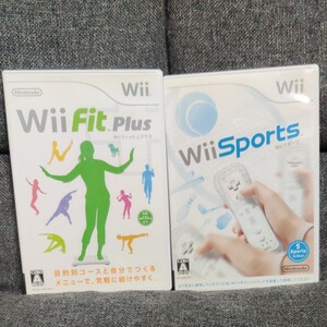 Wii Fit Plus Wiiフィットプラス+Wii Sports Wiiスポーツ 2本セット
