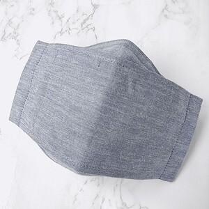 綿ポリネイビー 接触冷感 大臣風 立体 インナー ハンドメイド アイロン不要 クールマックス 箱型 舟形