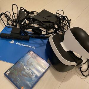 PlayStation VR 本体 PSカメラ VR WORLDSソフトおまけ