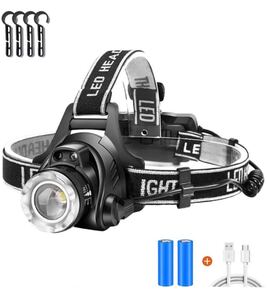 led ヘッドライト 充電式 usb 高輝度 CREE LED 1600ルーメン 明るい ヘッドランプ ズーム