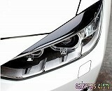 BMW 3シリーズ F30 320I 316I 2013-2015 ヘッドライトアイライントリム リアルカーボンファイバー素材 まゆ毛トリム ZI845_画像1