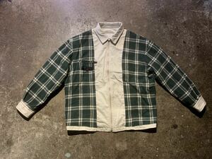 COMME des GARCONS HOMME コムデギャルソンオム 1980s リバーシブルウールチェックジップブルゾン 80s 初期 