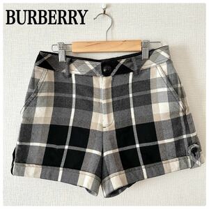 BURBERRY BLUE LABEL 毛100% ショートパンツ キュロット