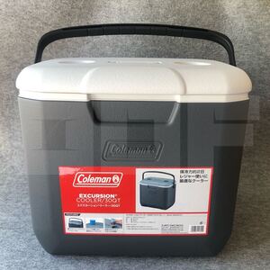 コールマン エクスカーションクーラー 30QT ライトグレーxホワイト