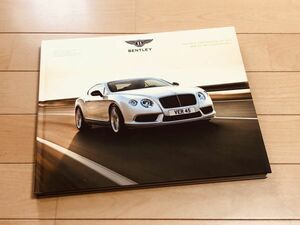 ***[ free shipping ]BENTLEY Bentley Continental GT** Japanese edition super thickness . catalog ( gorgeous hard cover ) 2014 year issue ***