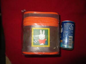 [ pouch ] Miffy vinyl pouch orange 