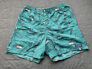 美品 メンズ XSサイズ patagonia バギーズショーツ 5インチ 36周年 Fun Hogs FHEB patagonia baggies shorts 山と道 バギーズ