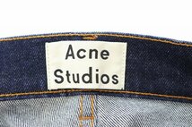 アクネ ストゥディオズ Acne Studios ACE STR RAW ストレッチ スキニー デニム パンツ 31/32 インディゴ 210928/107 メンズ_画像3