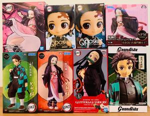 鬼滅の刃 兄妹の絆 qposket フィギュア 竈門炭治郎と竈門禰豆子 8点セット