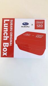 Неиспользованный Subaru × Coleman 120 Anniversary Original Lunch Box