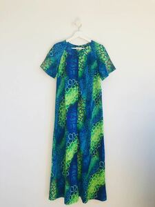 ビンテージ70's JaJa Fashions MADE IN HAWAII ムームー・フラダンス