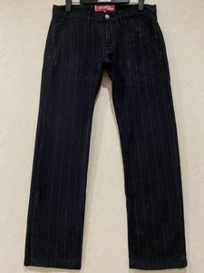 ※JUNYA WATANABE MAN COMME des GARCONS MAN Levi'sジュンヤ ワタナベ コムデギャルソン リーバイス WQ-P054 ストライプパンツ SS BJBA.I