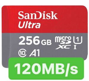 256GB microSDXCカード マイクロSD SanDisk サンディスク Ultra Class10 120MB/s