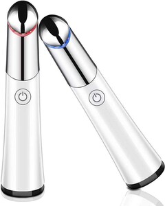 目元ケア超音波美顔器温熱マッサジ光エステイオン導入振動USB充電式口元ケア美肌