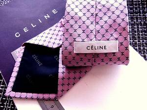 * condition average N*5652# Celine [CELINE][ embroidery * total Logo ] necktie 