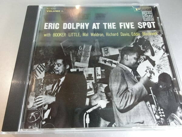 ERIC DOLPHY　　WITH BOOKER LITTLE MAL WALDRON RICHARD DAVIS エリックドルフィー AT THE FIVE SPOT VOL1 