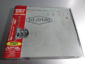 DEF LAPPARD デフレパード GREATES HIT VAULT 帯び付国内盤