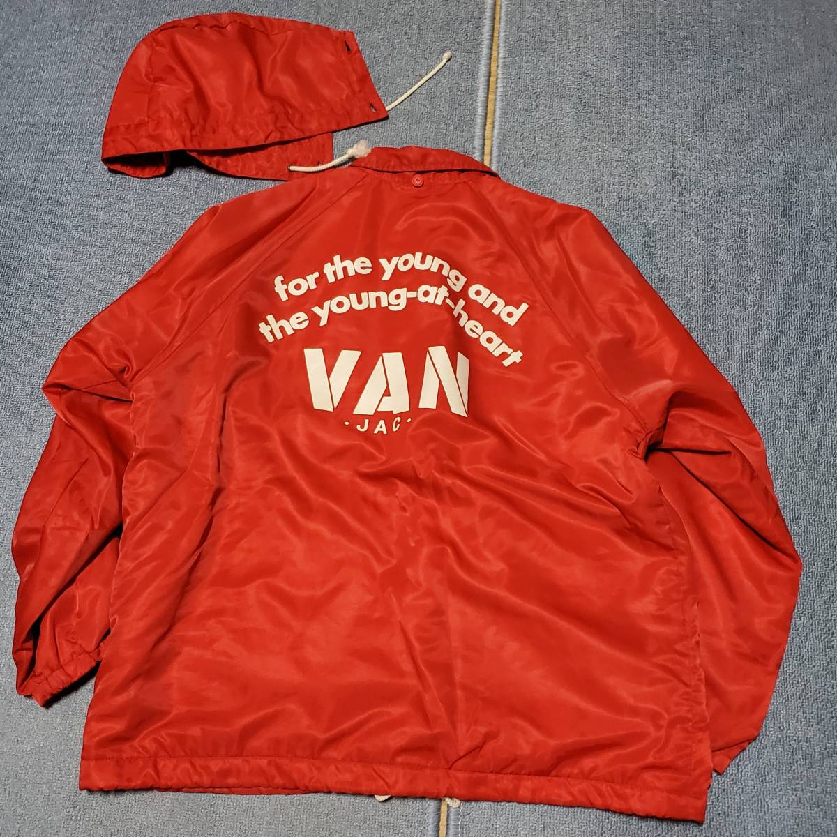 正規輸入元 【激レア・美品】VAN JACKET セミデコ スタジャン 紺×白 袖