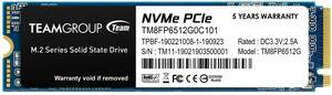 【送料無料】 M.2 2280 NVMe SSD 512GB PCIe Gen3x4 5年保証
