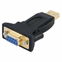 【送料無料】 RS232 DP9ピン (メス) to USB 変換アダプター_画像1
