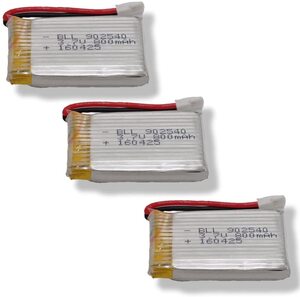 ドローン用バッテリー 3.7V 800mAh Lipo リポバッテリー 3個セット SYMA X5SW X5 アップグレードバッテリー